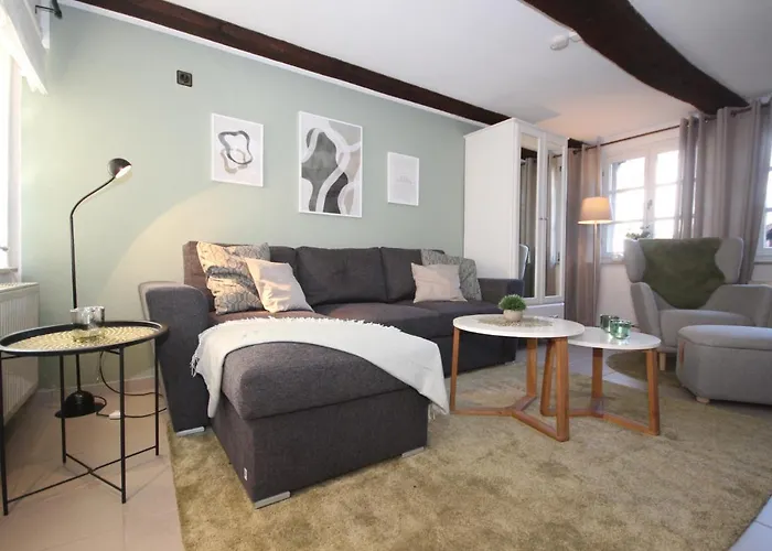 شقة Wohnen Auf Der Historischen Stadtmauer Im Herzen Von