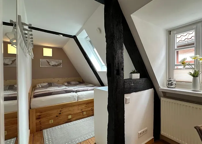 شقة Wohnen Auf Der Historischen Stadtmauer Im Herzen Von